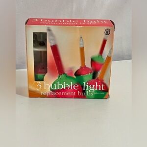 Lot 3 Target Bubble Light Replacement bulbs 120V Indoor only Holiday Christmas